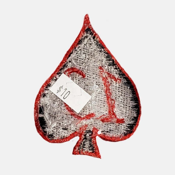 New Lucky 13 Sew- On Embroidered Patch Single  Size: 3" By 2 1/4" - Picture 2 of 2